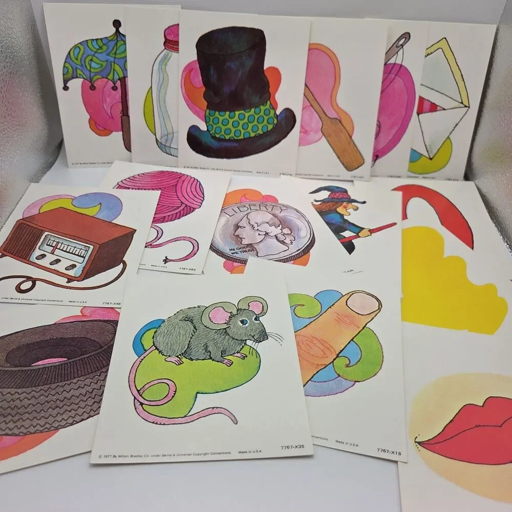 Beginning Sounds Media Materials Vocabulary Cards Vintage Graphics Homeschool